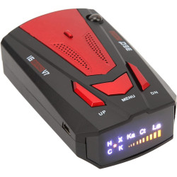 Aides à la Conduite, Détecteur de Radar de Voiture Laser 360° GPS Speed Police Safe avec Alerte Vocale, Portée de 800 M, Alarme 