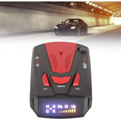 Aides à la Conduite, Détecteur de Radar de Voiture Laser 360° GPS Speed Police Safe avec Alerte Vocale, Portée de 800 M, Alarme 