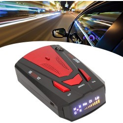 Aides à la Conduite, Détecteur de Radar de Voiture Laser 360° GPS Speed Police Safe avec Alerte Vocale, Portée de 800 M, Alarme 