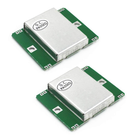 Hailege 2pcs HB100 Micro-ondes Doppler Détecteur Radar Sonde Module De Capteur Sans Fil 10.525GHz