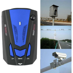 Baceyong Détecteur de Radar V7, système d'avertissement en Temps réel avec Longue portée, Alarme vocale et Affichage numérique, 