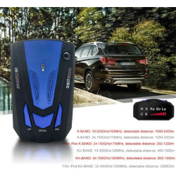MASO 2019 Nouveau Détecteur de radar de voiture, 360 degrés V7 Détecteur de GPS pour voiture, Police Sécurité Voice Alert 16 ban