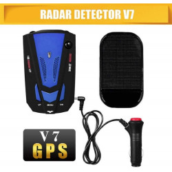 MASO 2019 Nouveau Détecteur de radar de voiture, 360 degrés V7 Détecteur de GPS pour voiture, Police Sécurité Voice Alert 16 ban