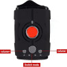 Détecteur De Radar, Détecteur De Radar De Voiture Avec Balayage À 360°, Détecteur Anti-police GPS Intégré, Avertissements Vocaux