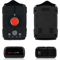 Détecteur De Radar, Détecteur De Radar De Voiture Avec Balayage À 360°, Détecteur Anti-police GPS Intégré, Avertissements Vocaux