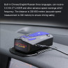 Détecteur De Radar pour Voiture, Détecteur De Radar Longue Portée avec Détection Pleine Bande 360°, 200-800m De Distance D'alert
