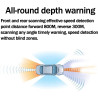 Détecteur De Radar pour Voiture, Détecteur De Radar Longue Portée avec Détection Pleine Bande 360°, 200-800m De Distance D'alert