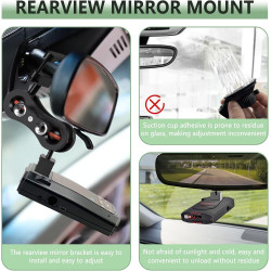 Support de montage radar en aluminium pour détecteur de radar (pour radar Escort Max360c Max 3 IX IXC)