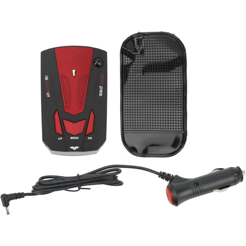 Cocoarm Détecteur de pour Voiture Dispositif de Détection de 360 Degrés Détection Portée de 200 à 800 M Alerte de Vitesse GPS Te