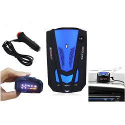Détecteur de Radar GPS V7 pour Voitures, détecteurs de radars, Vitesse d'invite vocale, système d'alarme, Affichage LED, Mode Vi
