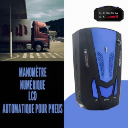 Détecteur de Radar GPS V7 pour Voitures, détecteurs de radars, Vitesse d'invite vocale, système d'alarme, Affichage LED, Mode Vi