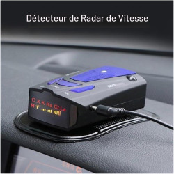 Détecteur de radar de voiture 16 bandes 360, système d'alarme de vitesse automatique, caméra anti gps, détecteur laser avec aler