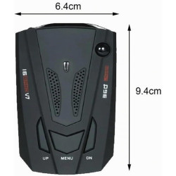 Détecteur de radar de voiture 16 bandes 360, système d'alarme de vitesse automatique, caméra anti gps, détecteur laser avec aler