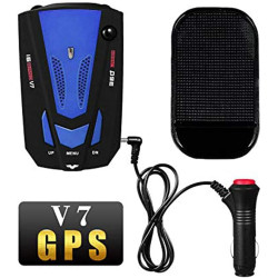 Baceyong Voiture 360 ° Anti-Police GPS Caméra Laser Radar Détecteur De Véhicule Sécurité Kit D'alerte Vocale 16 Bandes