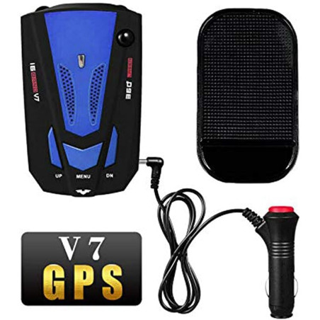 Baceyong Voiture 360 ° Anti-Police GPS Caméra Laser Radar Détecteur De Véhicule Sécurité Kit D'alerte Vocale 16 Bandes