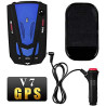 Baceyong Voiture 360 ° Anti-Police GPS Caméra Laser Radar Détecteur De Véhicule Sécurité Kit D'alerte Vocale 16 Bandes