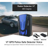 Baceyong Voiture 360 ° Anti-Police GPS Caméra Laser Radar Détecteur De Véhicule Sécurité Kit D'alerte Vocale 16 Bandes