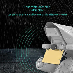 Système de Détection de Radar d'angle Mort pour Moto Assistant de Fusion de Capteurs D'Ondes Millimétriques