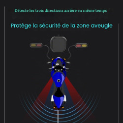 Système de Détection de Radar d'angle Mort pour Moto Assistant de Fusion de Capteurs D'Ondes Millimétriques