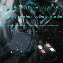 Système de Détection de Radar d'angle Mort pour Moto Assistant de Fusion de Capteurs D'Ondes Millimétriques