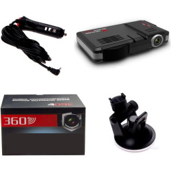 Radar de Voiture DVR 9V ~ 24V 2 en 1 détecteur Anti Radar enregistreur de Conduite caméra vidéo détection de Flux Dash Cam détec