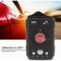 Détecteurs De Radars, Détecteur De Radar Pour Voitures, Détecteur Laser/radar, Portée Extrême, Alertes Vocales, Alertes De Radar