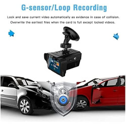 Détecteur de Radar 3 Pouce 720P 120 Degrés Pleine Bande Mirro Voiture Vitesse Police Chien Radar Détecteur GPS Voix Alerte Sécur