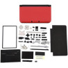 Zerone Entièrement Complet boîtier Shell réparation pièces de Rechange Kits de pièces pour 3DS XL(Rouge)