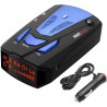 Détecteur de radar de voiture V7, alarme d'invite vocale Riloer Détecteur de radar à fonctionnement simple à 3 boutons et kit de