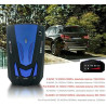 Détecteur de radar de voiture V7, alarme d'invite vocale Riloer Détecteur de radar à fonctionnement simple à 3 boutons et kit de