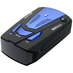 Détecteur de radar de voiture V7, alarme d'invite vocale Riloer Détecteur de radar à fonctionnement simple à 3 boutons et kit de