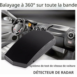 Détecteur de radar universel avec alertes vocales en temps réel, détection de bande K X Ka