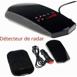 Détecteur de radar universel avec alertes vocales en temps réel, détection de bande K X Ka