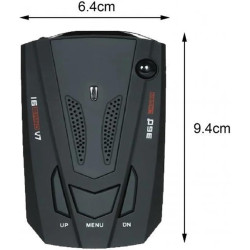 Détecteur de radar de voiture 16 bandes 360, système d'alarme de vitesse automatique, caméra anti gps, détecteur laser avec aler