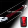 Détecteur de radar de voiture 16 bandes 360, système d'alarme de vitesse automatique, caméra anti gps, détecteur laser avec aler