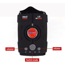 Zoegneer Détecteur de vitesse de voiture à 360 degrés avec système d'alertes vocales radars pour tous les modèles de voiture 12 