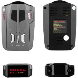 Détecteur de Radar de Voiture, Dispositif d'alerte vocale Automatique 200-1000 m, Surveillance à 360, Affichage LED, Avertisseme
