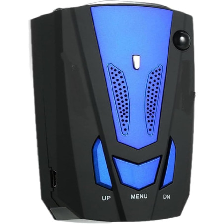 Détecteur de radar de voiture, détecteur laser longue portée avec protection 360 degrés, alertes vocales