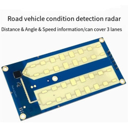 LD2451 24G Mesure de la Vitesse Du Véhicule Radar à Ondes Millimétriques Module de Capteur de Surveillance de L'État Du Véhicule