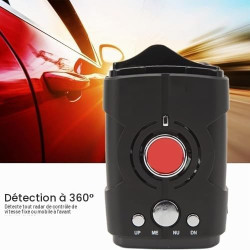 Détecteur de radar de voiture avec alertes vocales, détection de radars de vitesse, alertes en temps réel pour une sécurité accr