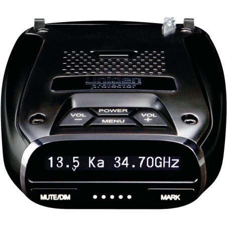 Uniden DFR7 Détecteur Laser/Radar à Large Bande très Longue portée, GPS intégré avec mémoire silencieuse, alertes vocales, lumiè
