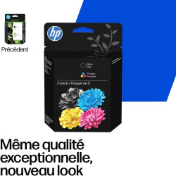 HP 302/304 Noir et Tricolore, B82L1AE, Pack de 2 Cartouches d’Encre Original, Compatible avec Les imprimantes DeskJet 1110, 2130