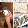 Supvan e10 étiqueteuse bleutooth avec ruban, vert | compatible étiquettes étanches continues&prédécoupées, édition app, recharge