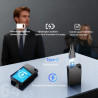 Enregistreur Vocal Espion Discret avec 64 Go de Mémoire, Rechargeable par USB Micro Espion Ecoute a Distance, Mini Dictaphone, E