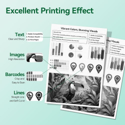 Encre 308XL BK - 730+ Pages, Remplacement pour Originale Cartouche HP 308 Noir, pour HP Envy 6120e 6122e 6132e 6520e 6530e 6532e