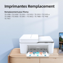 Prodoki 560 561 XL Pack Remplacement Cartouche pour Canon 560 561 pour Encre Canon 560/561 XL pour Canon Pixma TS5350 TS7450a TS