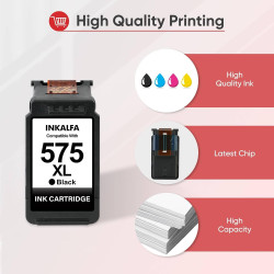 Cartouche 575 576 TR4755i TS3551i TS3750i pour Canon 575 et 576 XL Encre | Remplacement pour Canon Pixma TS3550i TR4750i TS3751i
