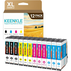 KEENKLE Cartouche d'encre Compatible pour 603 XL Compatible pour Epson XP-2100 XP-2150 XP-4100 XP-4105 XP-4155 XP-3100 XP-2155 W