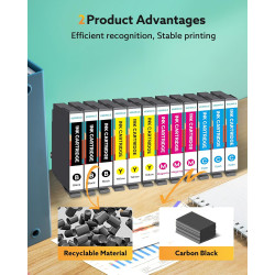 KEENKLE Cartouche d'encre Compatible pour 603 XL Compatible pour Epson XP-2100 XP-2150 XP-4100 XP-4105 XP-4155 XP-3100 XP-2155 W