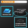 Supply Guy Compatible avec HP 106A Toner pour Laser 107W MFP 135wg 137wg 137fnw 137fwg remplace HP Toner 106A W1106A (2 Toners N